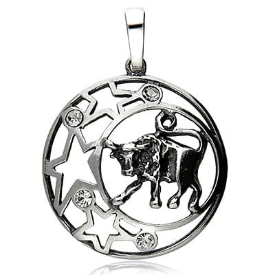 BYK ZNAK ZODIAKU ZODIAK SREBRO 925 BYK ZNAK ZODIAKU ZODIAK SREBRO 925