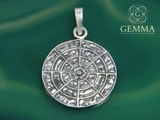 GEMMA AMULET TALIZMAN OKO KANALOA SREBRO 925
