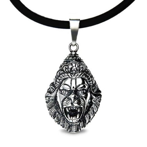 GŁOWA LWA WISIOREK SREBRO 925 AMULET GŁOWA LWA WISIOREK SREBRO 925 AMULET
