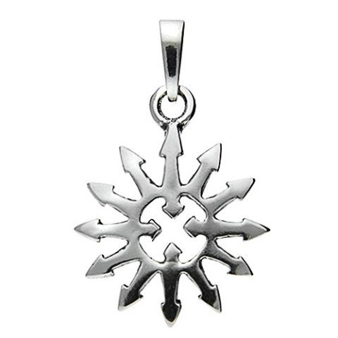 GWIAZDA CHAOSU TALIZMAN AMULET SREBRO 925
