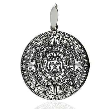 KALENDARZ AZTECKI TALIZMAN AŻUROWY SREBRO925 KALENDARZ AZTECKI TALIZMAN AŻUROWY SREBRO925
