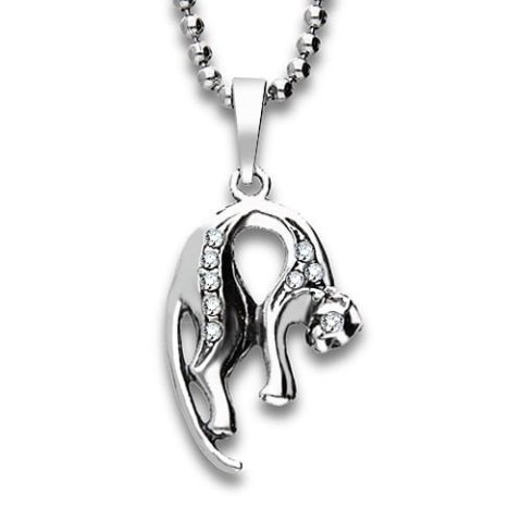 KOTEK PUMA KOT WISIOREK SREBRO 925 AMULET KOTEK PUMA KOT WISIOREK SREBRO 925 AMULET