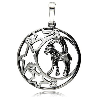 KOZIOROŻEC ZNAK ZODIAKU ZODIAK SREBRO 925 KOZIOROŻEC ZNAK ZODIAKU ZODIAK SREBRO 925