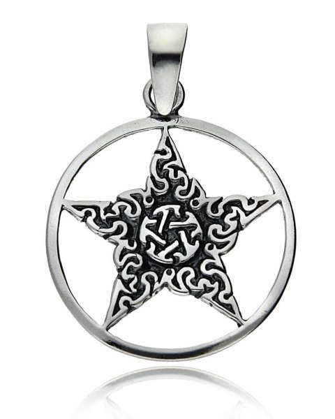 PENTAGRAM CELTYCKI TALIZMAN SREBRO 925 PENTAGRAM CELTYCKI TALIZMAN SREBRO 925