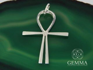 TALIZMAN AMULET KRZYŻ ATLANTÓW SREBRO 925