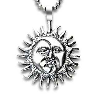 TALIZMAN AMULET MOCY SŁOŃCE SREBRO 925