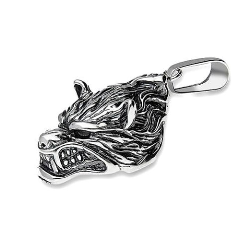 TALIZMAN AMULET WILK FENRIR SREBRO 925 #562 TALIZMAN AMULET WILK FENRIR SREBRO 925 #562