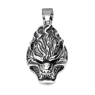 TALIZMAN AMULET WILK FENRIR SREBRO 925 #562