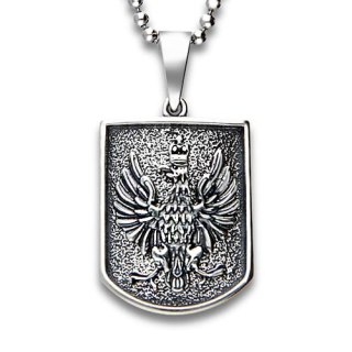 WISIOREK RYNGRAF GODŁO ORZEŁ BIAŁY SREBRO 925