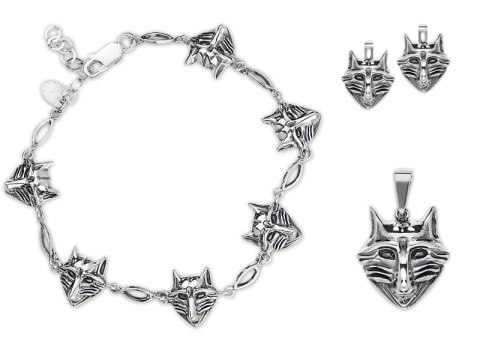 WISIOREK SREBRNY WILK AMULET W571 WISIOREK SREBRNY WILK AMULET W571