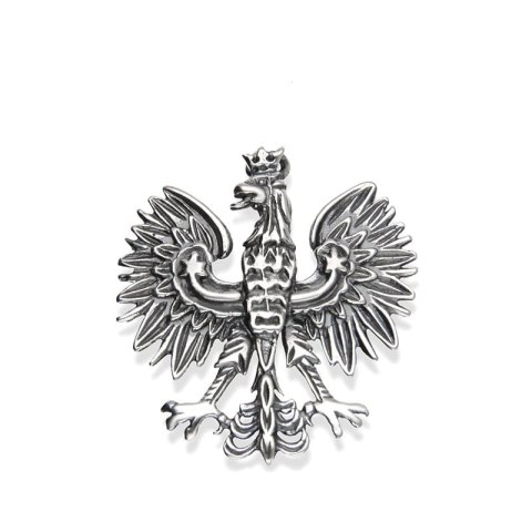 PATRIOTYCZNA PRZYPINKA SREBRO 925 ORZEŁ BIAŁY GODŁO PATRIOTYCZNA PRZYPINKA SREBRO 925 ORZEŁ BIAŁY GODŁO