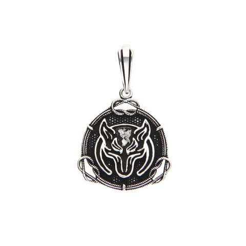 WISIOREK SREBRNY WILK AMULET W596 WISIOREK SREBRNY WILK AMULET W596